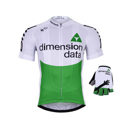 BONAVELO Cyklistický mega set - DIMENSION DATA 2019 - zelená/biela