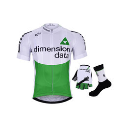 BONAVELO Cyklistický mega set - DIMENSION DATA 2019 - biela/zelená
