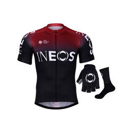 BONAVELO Cyklistický mega set - INEOS 2019 - čierna/bordová