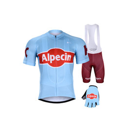 BONAVELO Cyklistický mega set - KATUSHA 2019 - modrá/bordová