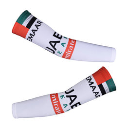 BONAVELO Cyklistické návleky na ruky - UAE 2019 - biela