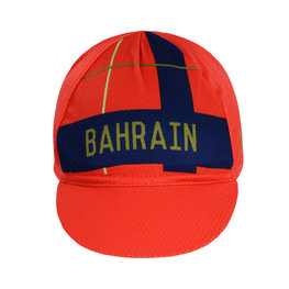 Cyklistická čiapka - BAHRAIN MERIDA 2019 - červená/modrá