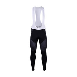 BONAVELO Cyklistické nohavice dlhé s trakmi - CCC RENO 2019 WINTER - čierna