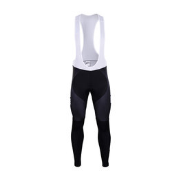 BONAVELO Cyklistické nohavice dlhé s trakmi - EDUCATION F. '19 WNT - čierna