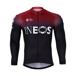 BONAVELO Cyklistický dres s dlhým rukávom zimný - INEOS 2019 WINTER