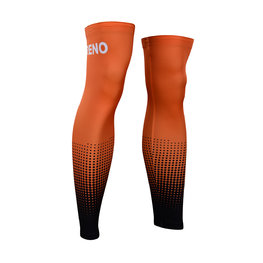 Cyklistické návleky na nohy - CCC RENO 2019 - oranžová/čierna