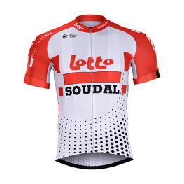 BONAVELO Cyklistický dres s krátkym rukávom - LOTTO SOUDAL 2019 - biela