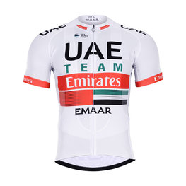 BONAVELO Cyklistický dres s krátkym rukávom - UAE 2019 - biela