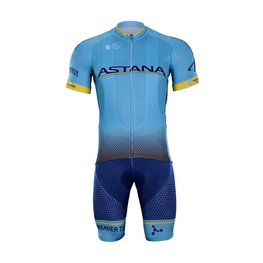 BONAVELO Cyklistický krátky dres a krátke nohavice - ASTANA 2019 - modrá