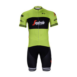 BONAVELO Cyklistický krátky dres a krátke nohavice - TREK 2019 - čierna/žltá