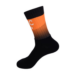 Cyklistické ponožky klasické - CCC 2019 - oranžová/čierna