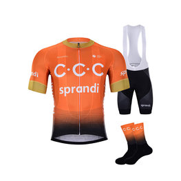 BONAVELO Cyklistický mega set - CCC 2020 - čierna/oranžová