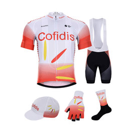 BONAVELO Cyklistický mega set - COFIDIS 2020 - biela/červená
