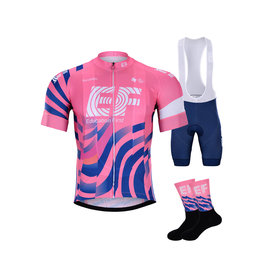 BONAVELO Cyklistický mega set - EDUCATION FIRST 2020 - modrá/biela/čierna