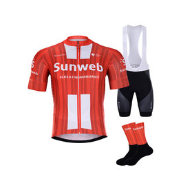 BONAVELO Cyklistický mega set - SUNWEB  2020 - čierna/červená