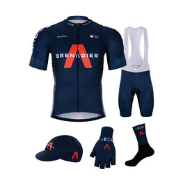 BONAVELO Cyklistický mega set - INEOS GRENADIERS '21 - červená/modrá