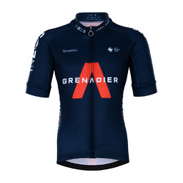 BONAVELO Cyklistický dres s krátkym rukávom - INEOS 2021 KIDS - čierna/červená