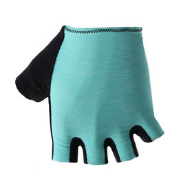 SANTINI Cyklistické rukavice krátkoprsté - CLASSE - svetlo modrá