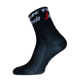SANTINI Cyklistické ponožky klasické - TREK SEGAFREDO 2018 - čierna