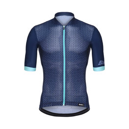 SANTINI Cyklistický dres s krátkym rukávom - SLEEK 99  - modrá