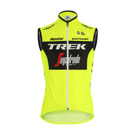 SANTINI Cyklistická vesta - TREK 2019 LIGHT WIND - žltá/čierna