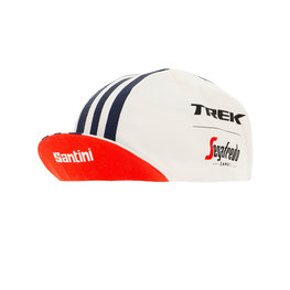 SANTINI Cyklistická čiapka - TREK SEGAFREDO 2020 - biela/modrá