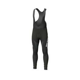 SCOTT Cyklistické nohavice dlhé s trakmi - RC AS WINTER - čierna/žltá