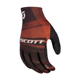 SCOTT Cyklistické rukavice dlhoprsté - RC PRO LF - biela/červená/čierna