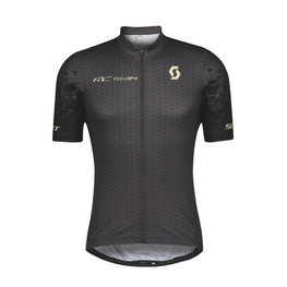 SCOTT Cyklistický dres s krátkym rukávom - RC TEAM 10 - šedá/béžová