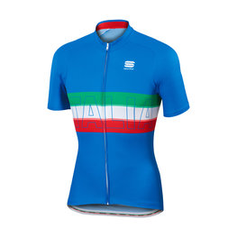SPORTFUL Cyklistický dres s krátkym rukávom - ITALIA - modrá
