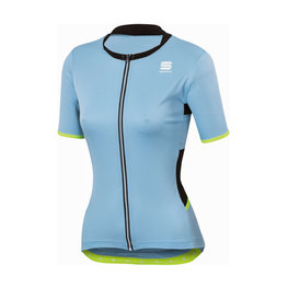 SPORTFUL Cyklistický dres s krátkym rukávom - LUNA LADY - svetlo modrá