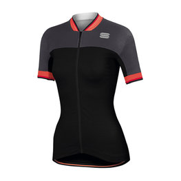 SPORTFUL Cyklistický dres bez rukávov - GRACE LADY - čierna/šedá