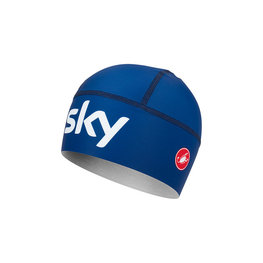 CASTELLI Cyklistická čiapka - TEAM SKY 2019 VIVA - modrá