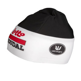 Cyklistická čiapka - LOTTO SOUDAL 2019 - biela/čierna