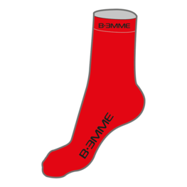 Cyklistické ponožky klasické - MERYL - červená